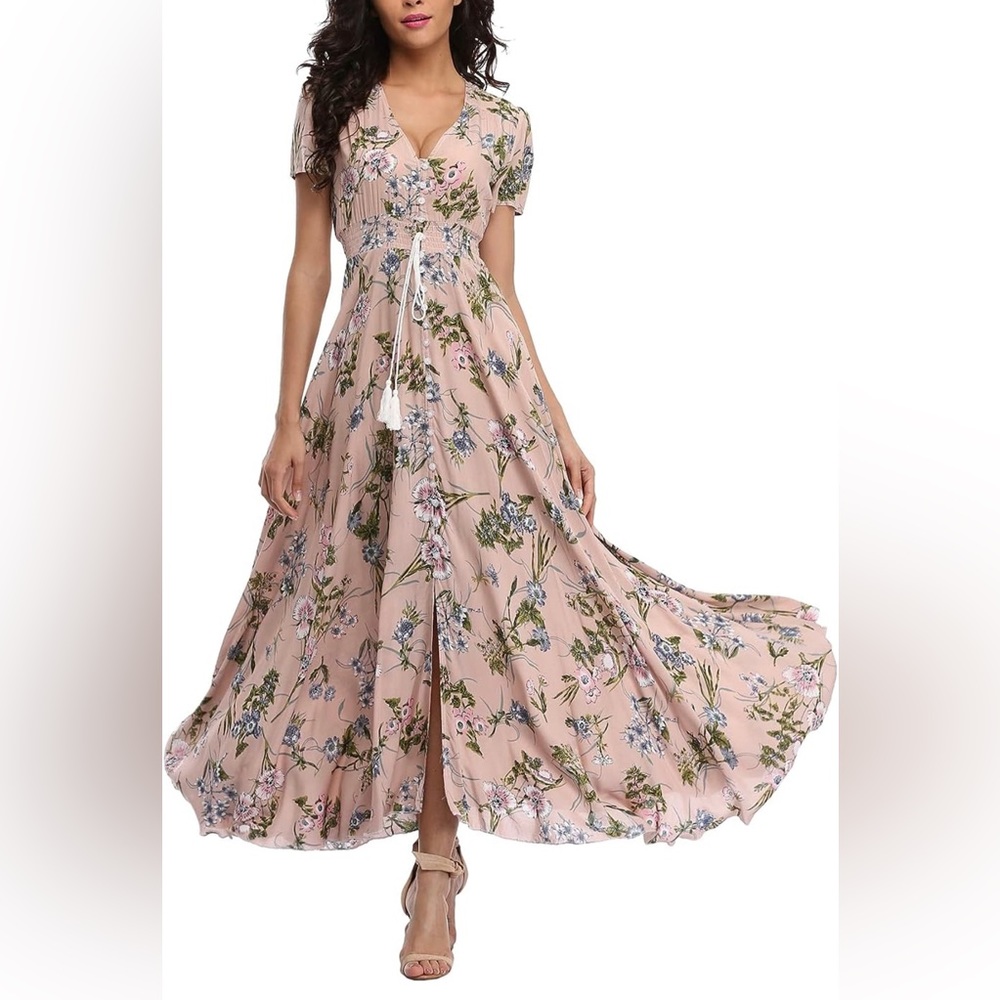 NWOT Boho maxi dress